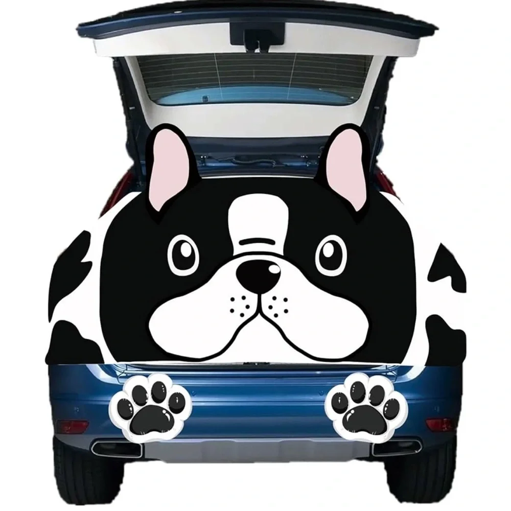 Trunk or Treat French Bulldog Car Decorations Kit 43 x 78,Dogs Decor